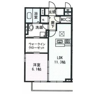 カーザ　ヴェルデCの間取り