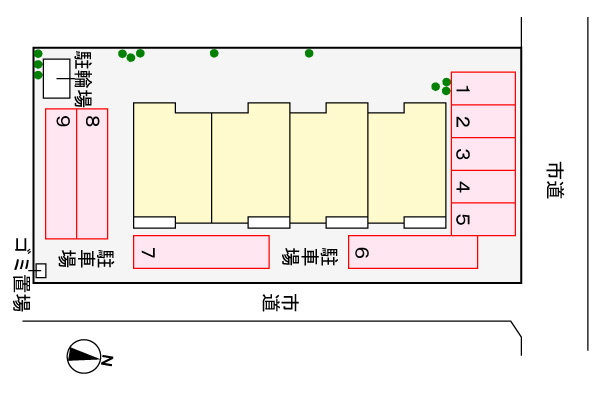 ラダーリーフの区画図