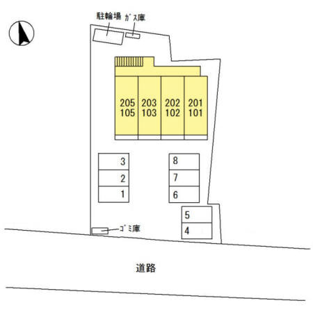 アシスト龍舞の区画図