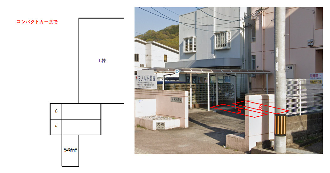 ル・クール瀬戸Ⅰ棟の区画図
