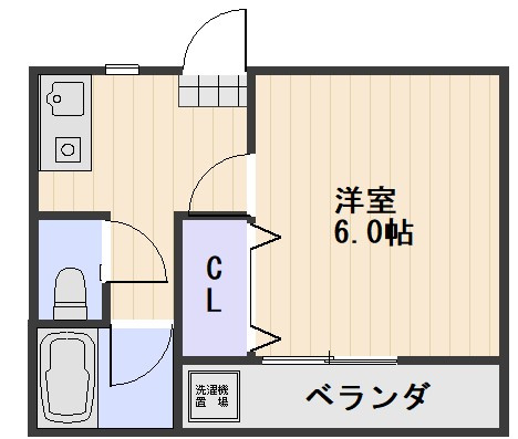 ル・クール瀬戸Ⅰ棟の間取り