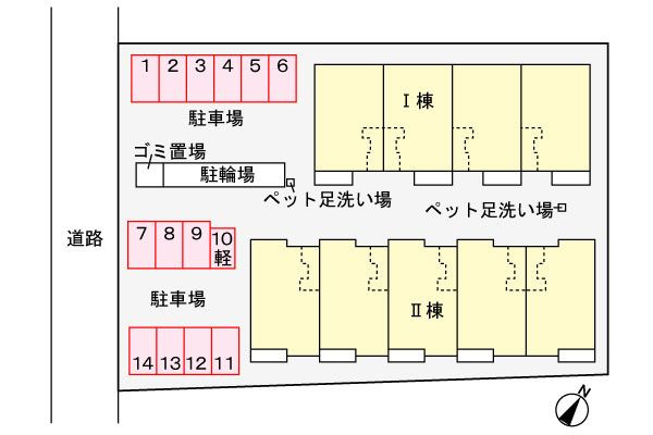 エターナリーⅡの区画図
