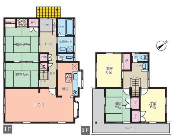 杉戸町内田　中古一戸建ての間取り|独立タイプのキッチンでお料理中の匂いも気になりにくいです♪