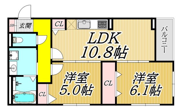 アルストロメリアVの間取り