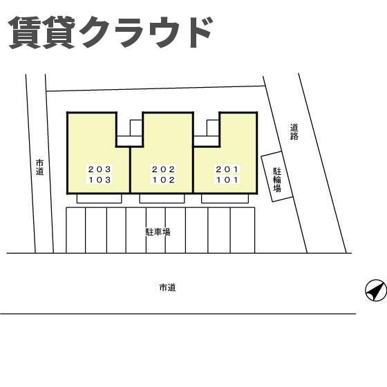 トカトカハウスの区画図