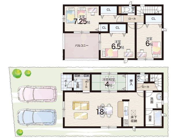 明石市二見町西二見　第23期　新築一戸建ての間取り|5号地