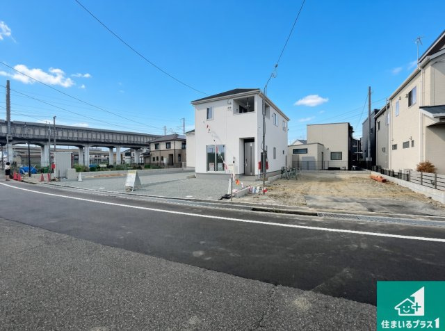 明石市二見町西二見　第23期　新築一戸建ての外観|周辺は落ち着いた街並みの住宅地！子育てがしやすい住環境です！まだ未完成ですが、現地でしかわからない事もございます。是非一度ご覧ください。