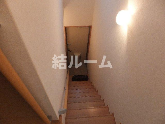 北区赤羽北１丁目のアパートの玄関
