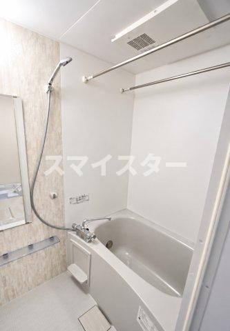 千葉市稲毛区稲丘町のアパートの浴室
