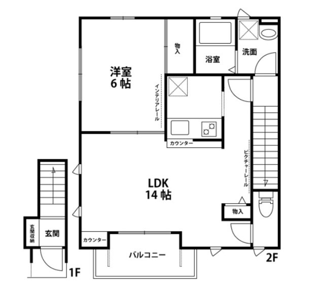 エストゥールの間取り