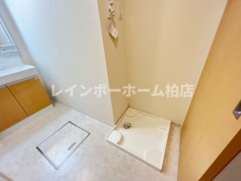 【仲介手数料：50％OFF】対象物件！の設備|室内洗濯機置き場です