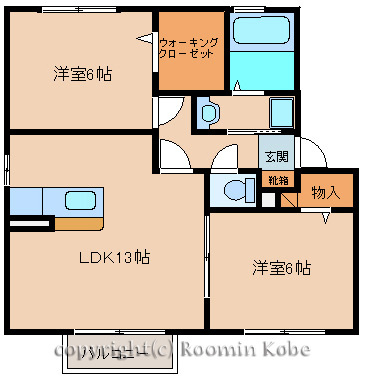 ヴィボヌールの間取り