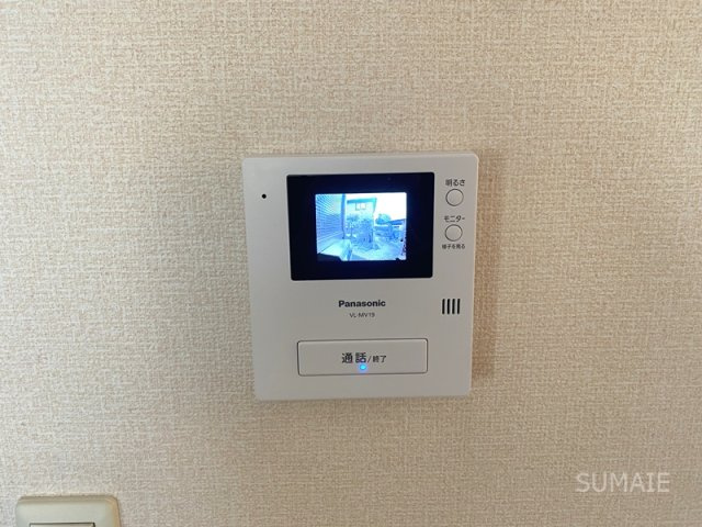 メゾンエスポワールAのセキュリティ|モニター付きインターホンで安心☆彡