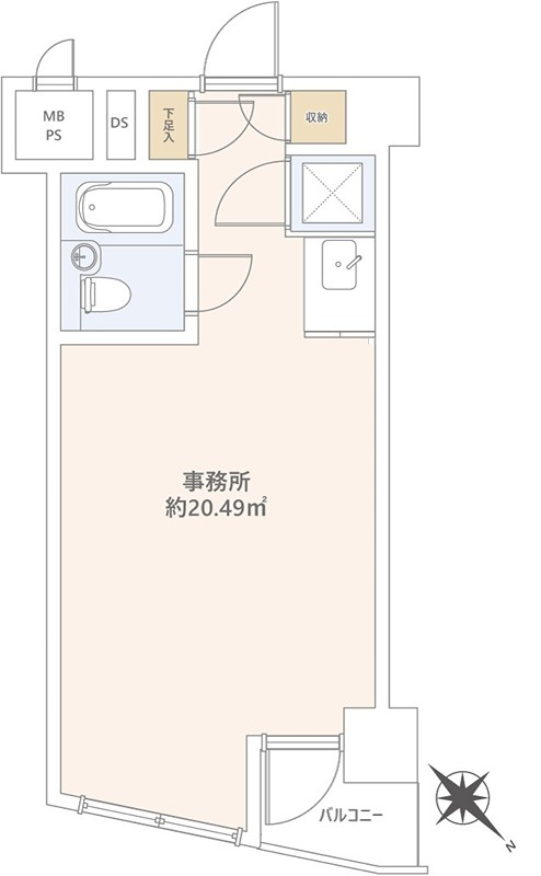 御苑ハイムの間取り