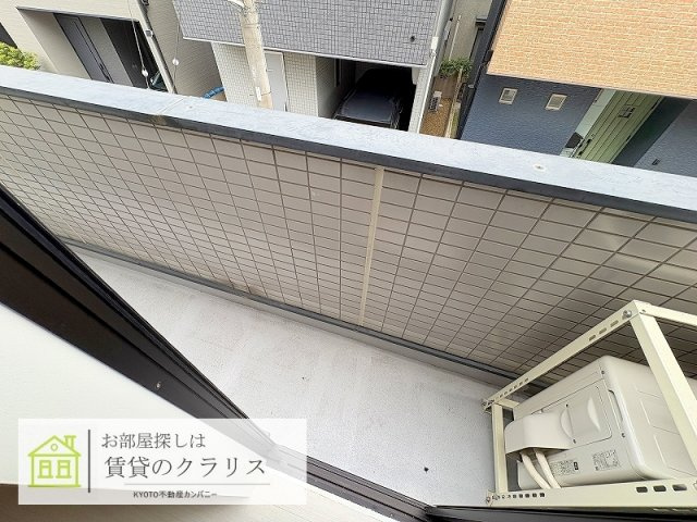 グランハイマーク桂川Ⅰのバルコニー