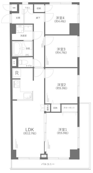 【間取り】 | エンゼルハイム日吉
