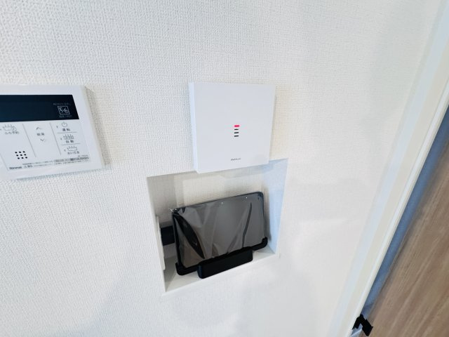 柏市柏新築戸建【柏第五小学校：9分】のセキュリティ|タブレットで確認できるインターホンシステム