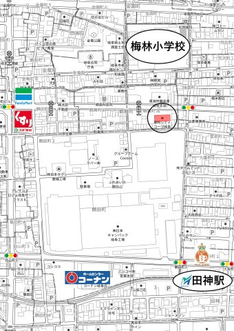 藤和シティコープ岐阜【9階】の地図
