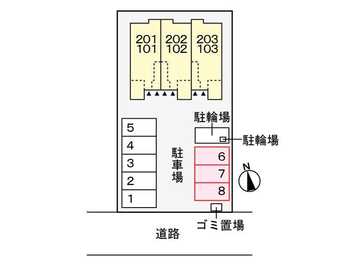 シエロ　ビスタ　ブランカの区画図