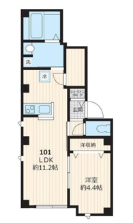 【間取り】 | 麻布イーストハウス | 間取りです。