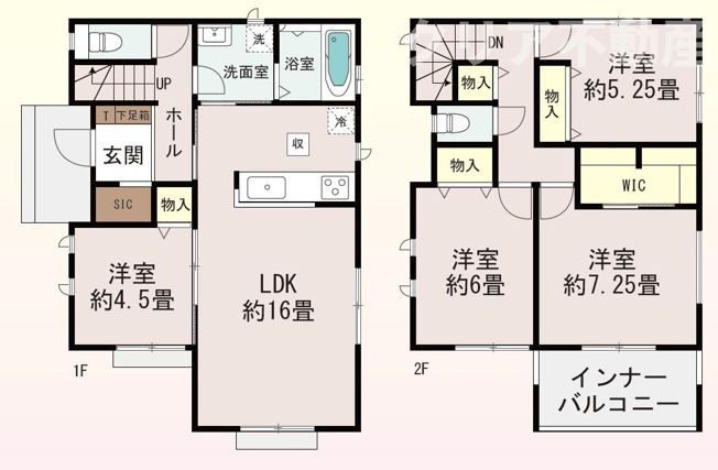 【間取り】 | 駐車並列3台可♪玉村町下新田