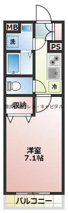 マザーユニックス妙典5丁目の間取り