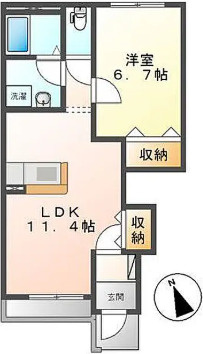 栃木県那須塩原市　1棟アパートの間取り