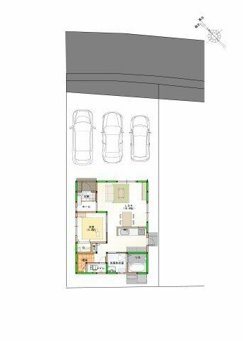 【区画図】 | 新築住宅　高知市朝倉本町④