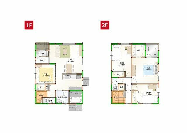 【間取り】 | 新築住宅　高知市朝倉本町④