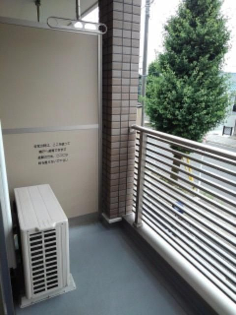 羽村市小作台２丁目の賃貸マンションのバルコニー