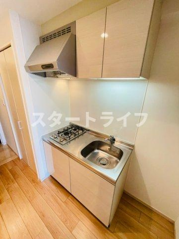 大阪市東淀川区東中島２丁目の賃貸マンションのキッチン