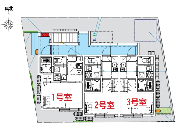 【区画図】 | robot home 一之江Ⅱ | 同一仕様写真