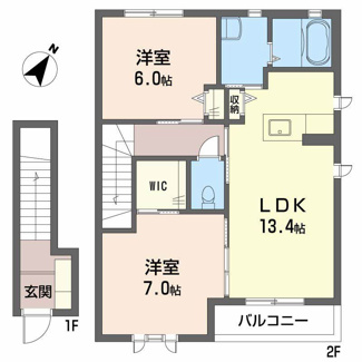 【間取り】 | ブランドール ＴＳ Ｃ棟