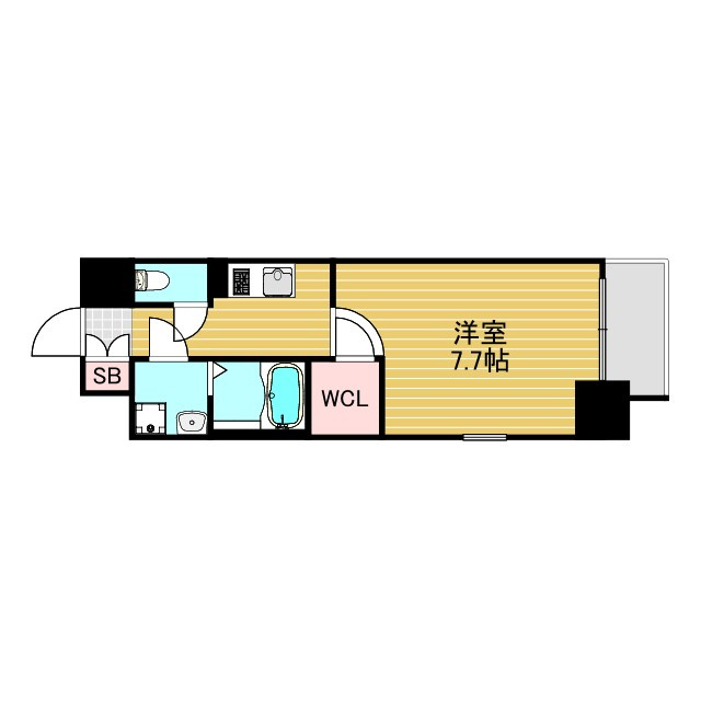 エスリード大阪グランゲートの間取り