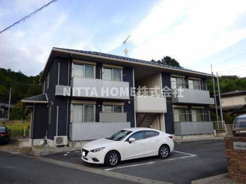 福知山市字長田のアパートの外観|追い焚き機能付きです＊