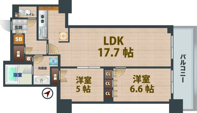 【間取り】 | ユニゾンタワー
