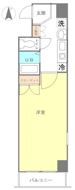 シンシア早稲田の間取り