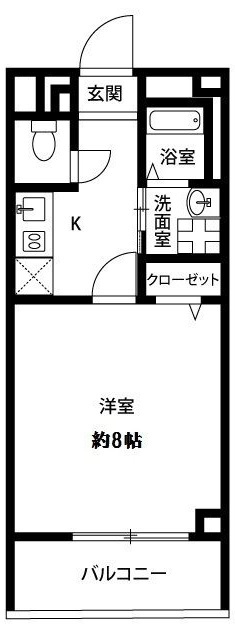 エース池田の間取り|間取りです。