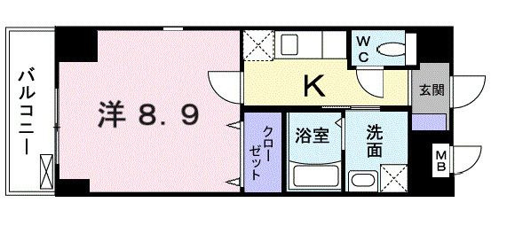 アウル三鷹の間取り