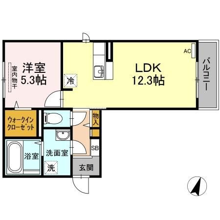 メナージュの間取り