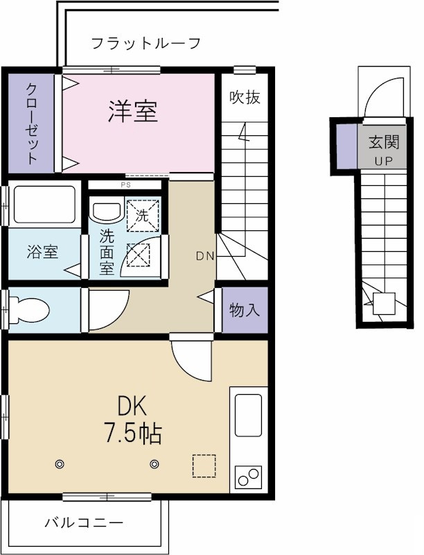 ラ・カーサ・ミーア の間取り|間取りです。