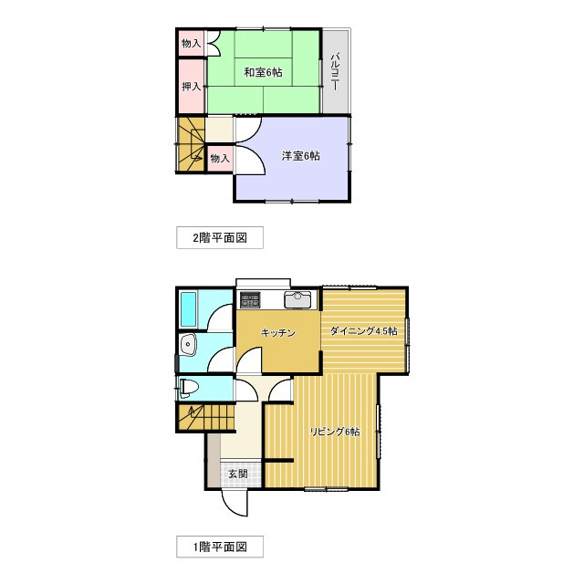 高崎市下豊岡町の間取り