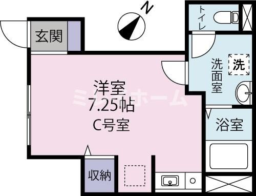 ウエストヴィレッジの間取り
