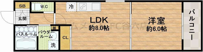 【間取り】 | コンソラーレ瓦屋町