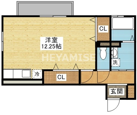 レセンテ東長崎の間取り