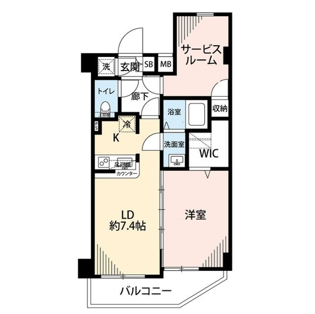 プレール・ドゥーク東品川の間取り|間取りです。