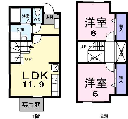 メゾンパークの間取り