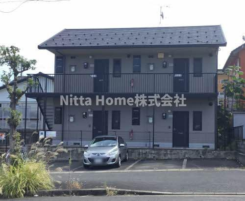 メゾン・アコールＡ，Ｂの外観|宅配BOX設置物件☆インターネット＆駐車場無料です！都市ガス使用です◎