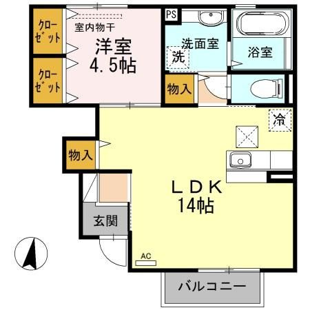 シャインピーチの間取り