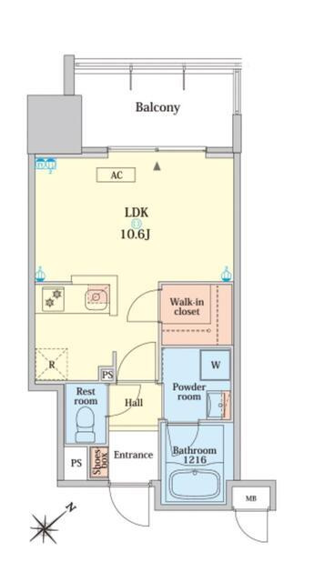 RJRプレシア大橋駅前の間取り|※図面と現況が異なる場合は現況優先になります。